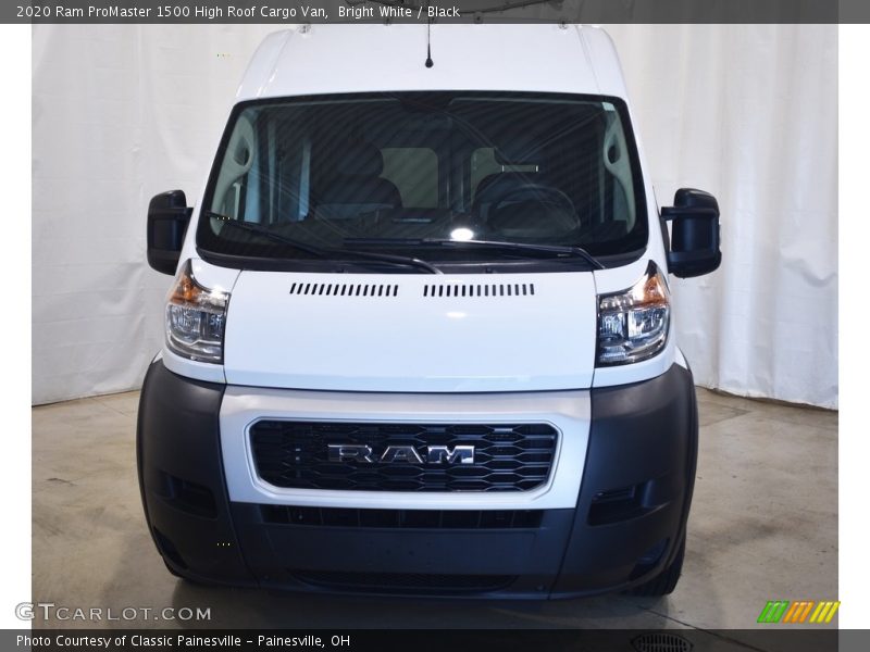 Bright White / Black 2020 Ram ProMaster 1500 High Roof Cargo Van