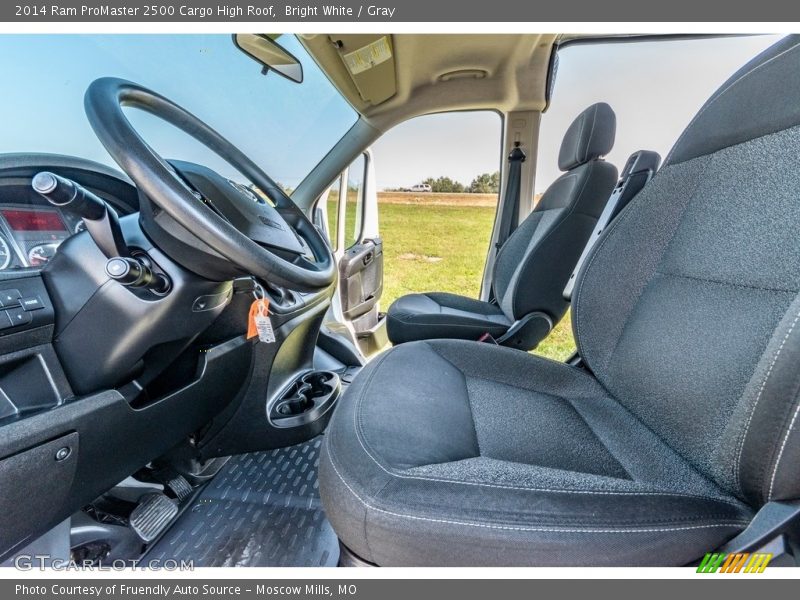 Bright White / Gray 2014 Ram ProMaster 2500 Cargo High Roof