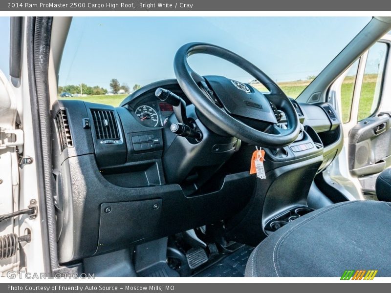 Bright White / Gray 2014 Ram ProMaster 2500 Cargo High Roof