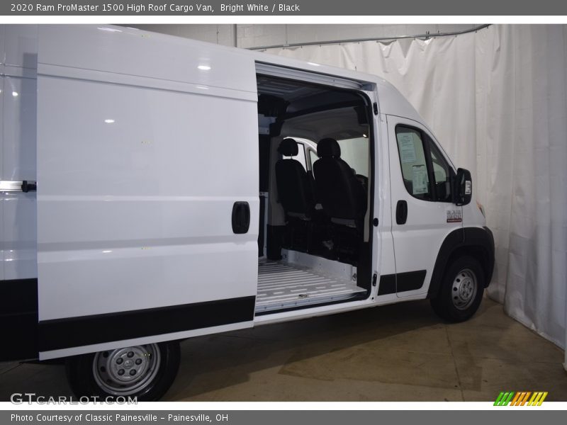 Bright White / Black 2020 Ram ProMaster 1500 High Roof Cargo Van
