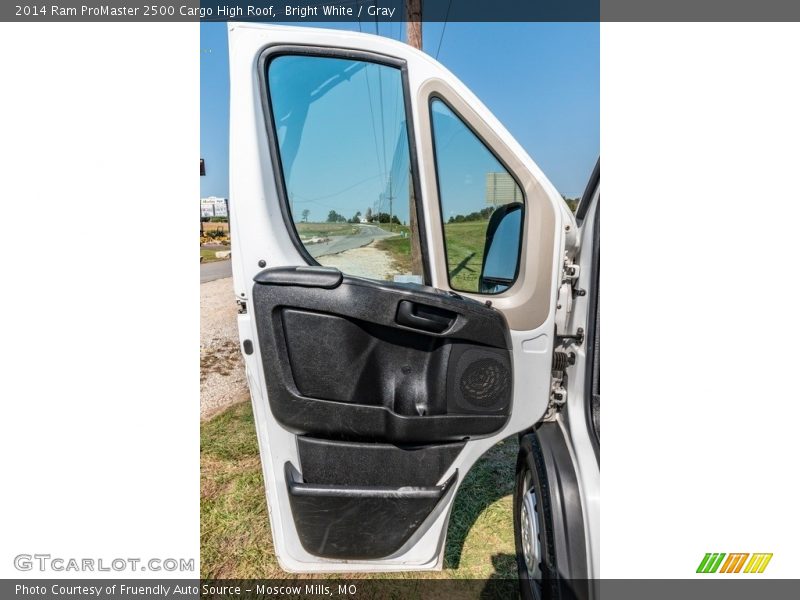 Bright White / Gray 2014 Ram ProMaster 2500 Cargo High Roof