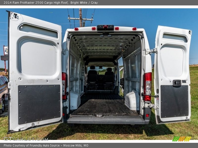 Bright White / Gray 2014 Ram ProMaster 2500 Cargo High Roof