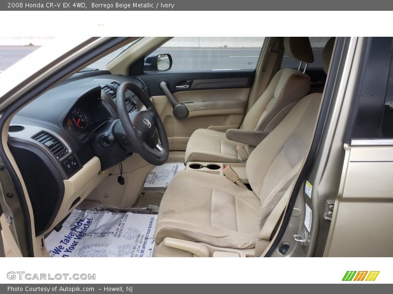 Borrego Beige Metallic / Ivory 2008 Honda CR-V EX 4WD