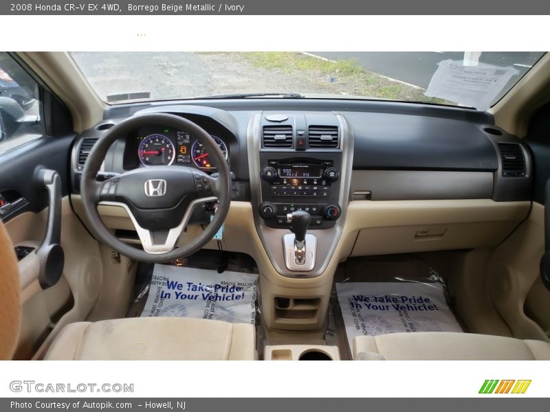 Borrego Beige Metallic / Ivory 2008 Honda CR-V EX 4WD