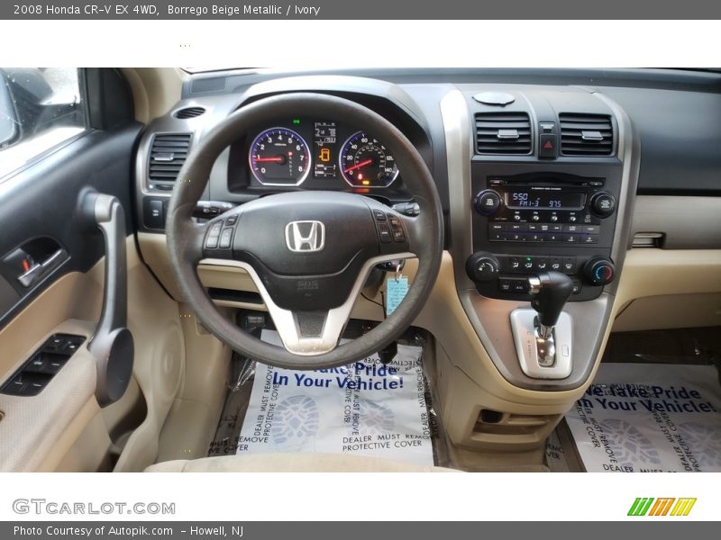 Borrego Beige Metallic / Ivory 2008 Honda CR-V EX 4WD