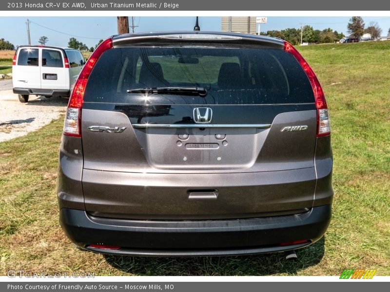 Urban Titanium Metallic / Beige 2013 Honda CR-V EX AWD
