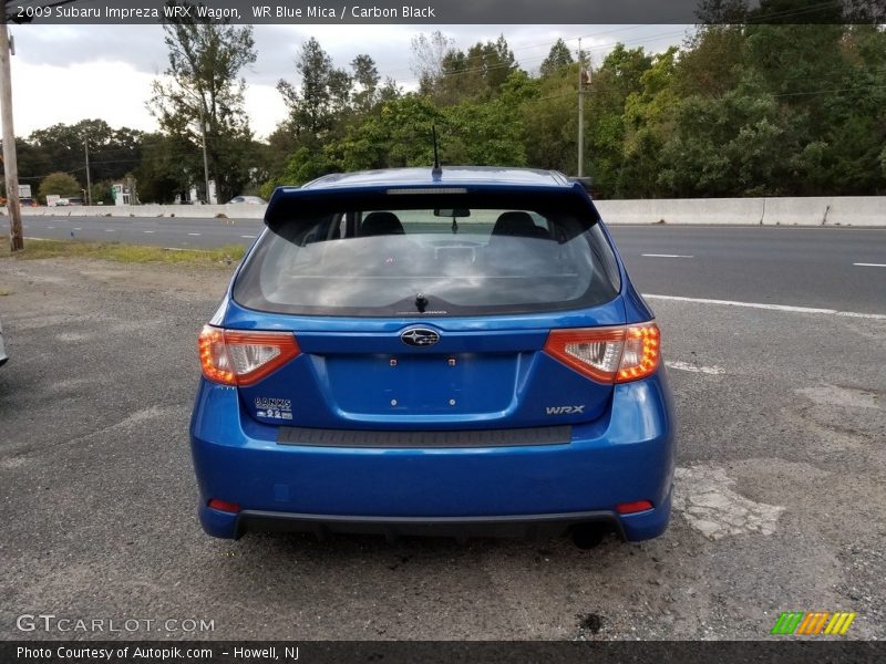 WR Blue Mica / Carbon Black 2009 Subaru Impreza WRX Wagon