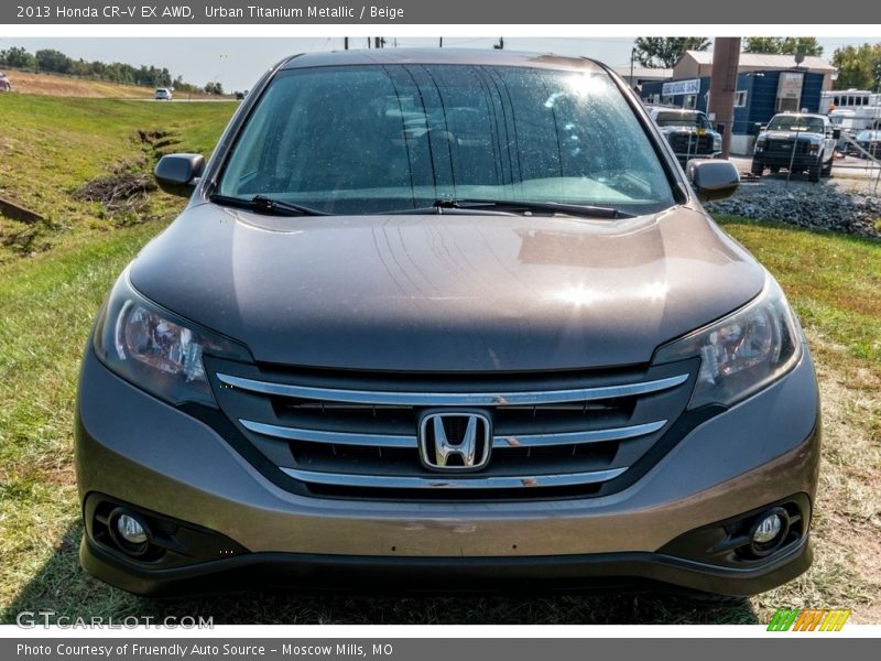 Urban Titanium Metallic / Beige 2013 Honda CR-V EX AWD