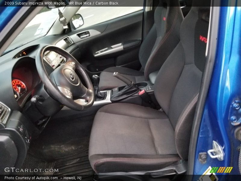 WR Blue Mica / Carbon Black 2009 Subaru Impreza WRX Wagon
