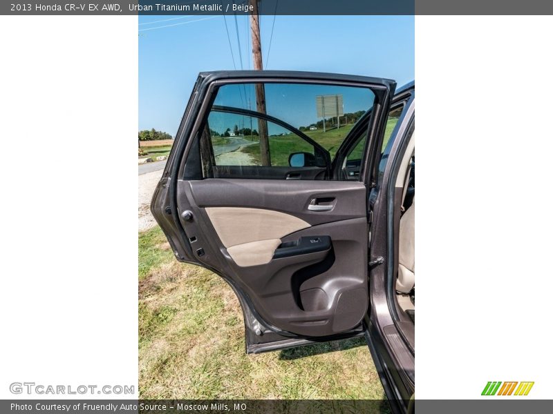Urban Titanium Metallic / Beige 2013 Honda CR-V EX AWD