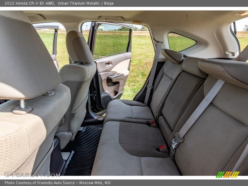 Urban Titanium Metallic / Beige 2013 Honda CR-V EX AWD