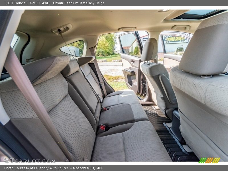 Urban Titanium Metallic / Beige 2013 Honda CR-V EX AWD