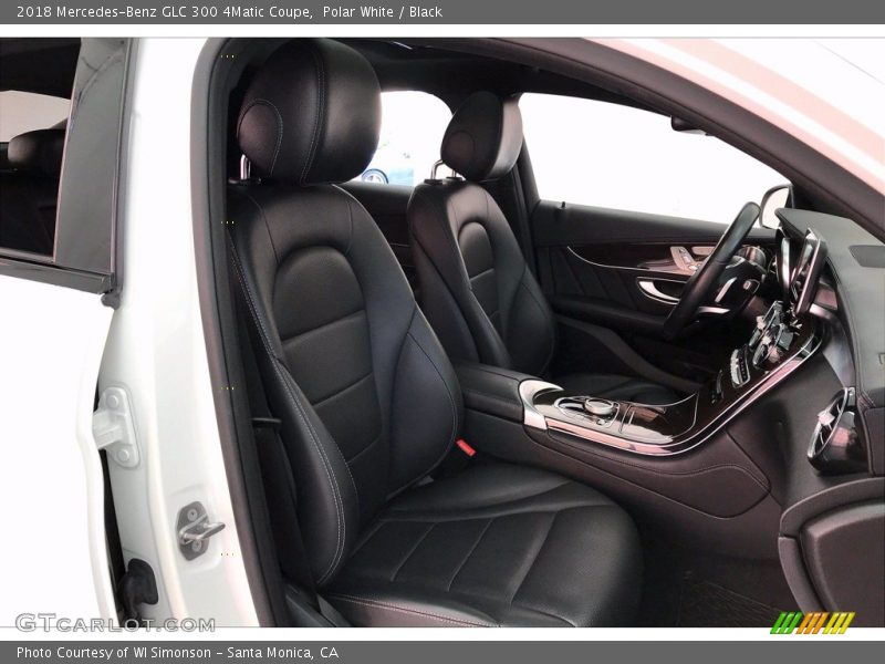 Polar White / Black 2018 Mercedes-Benz GLC 300 4Matic Coupe