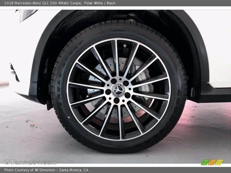 Polar White / Black 2018 Mercedes-Benz GLC 300 4Matic Coupe