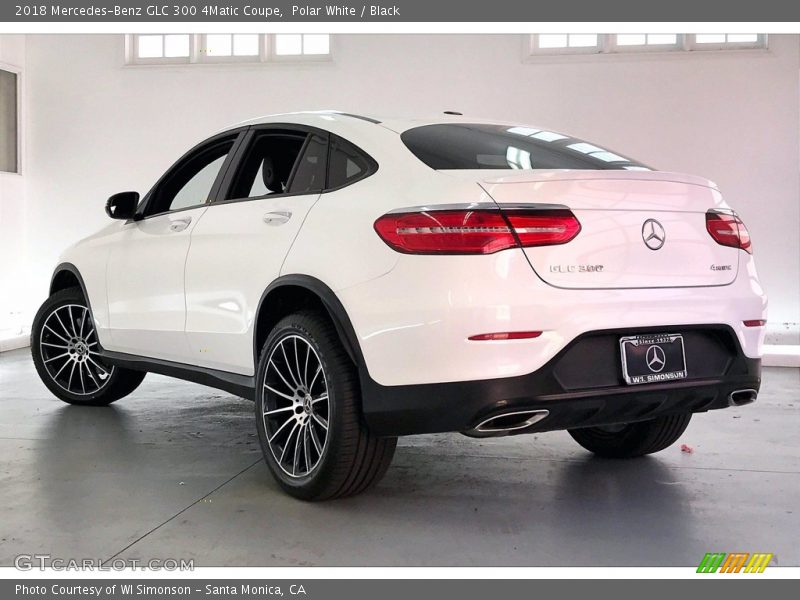 Polar White / Black 2018 Mercedes-Benz GLC 300 4Matic Coupe