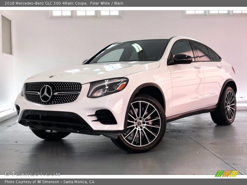 Polar White / Black 2018 Mercedes-Benz GLC 300 4Matic Coupe