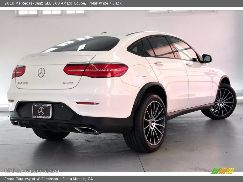 Polar White / Black 2018 Mercedes-Benz GLC 300 4Matic Coupe