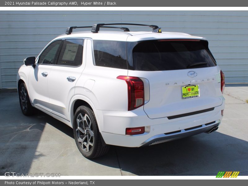 Hyper White / Black 2021 Hyundai Palisade Calligraphy AWD