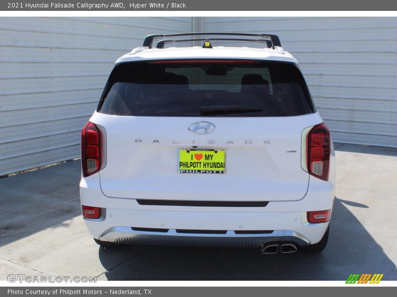 Hyper White / Black 2021 Hyundai Palisade Calligraphy AWD