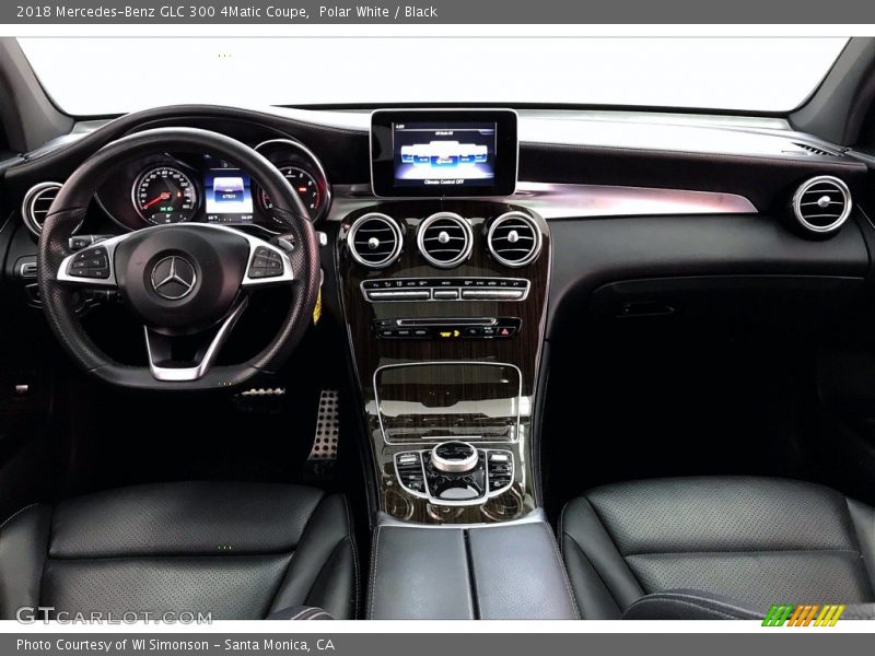 Polar White / Black 2018 Mercedes-Benz GLC 300 4Matic Coupe