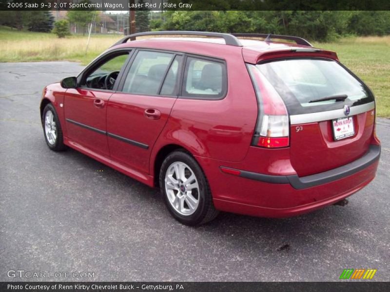Laser Red / Slate Gray 2006 Saab 9-3 2.0T SportCombi Wagon