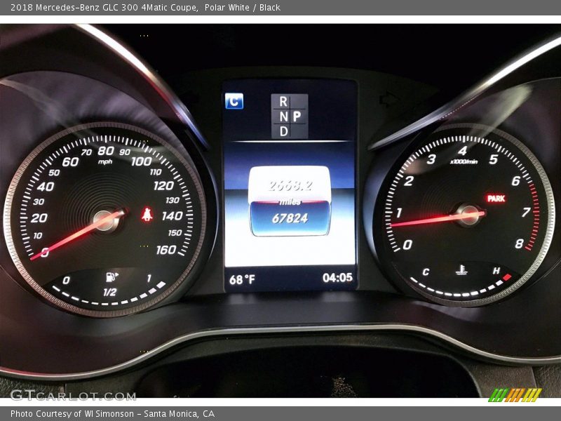 Polar White / Black 2018 Mercedes-Benz GLC 300 4Matic Coupe