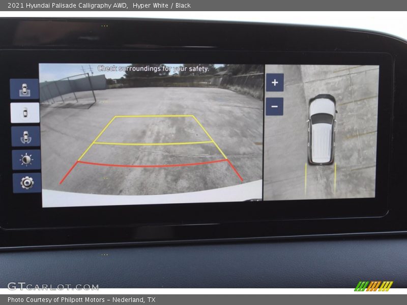 Hyper White / Black 2021 Hyundai Palisade Calligraphy AWD