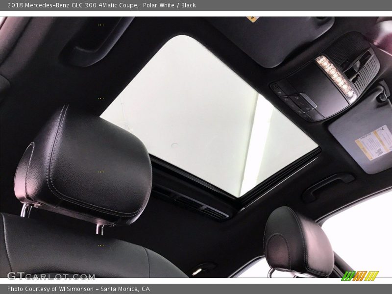 Polar White / Black 2018 Mercedes-Benz GLC 300 4Matic Coupe