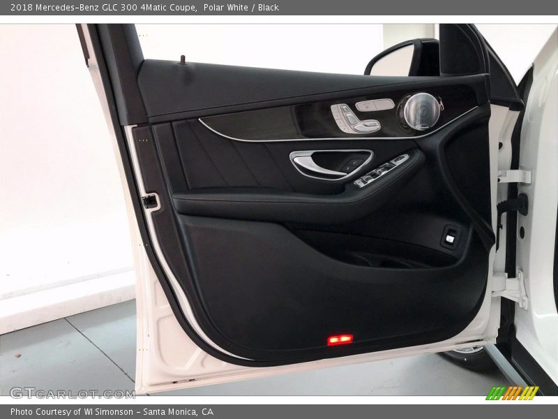 Polar White / Black 2018 Mercedes-Benz GLC 300 4Matic Coupe