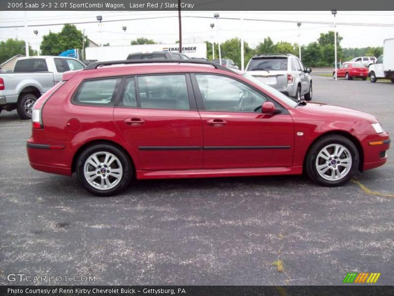 Laser Red / Slate Gray 2006 Saab 9-3 2.0T SportCombi Wagon