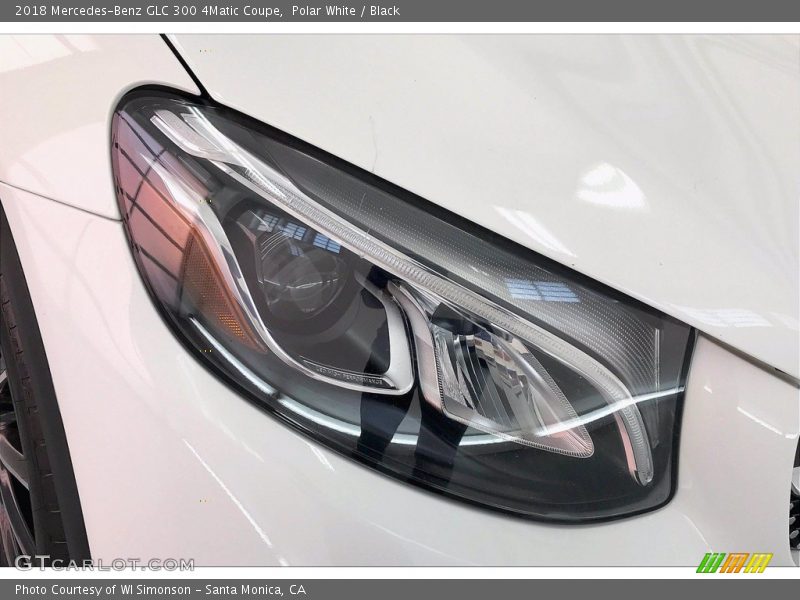 Polar White / Black 2018 Mercedes-Benz GLC 300 4Matic Coupe