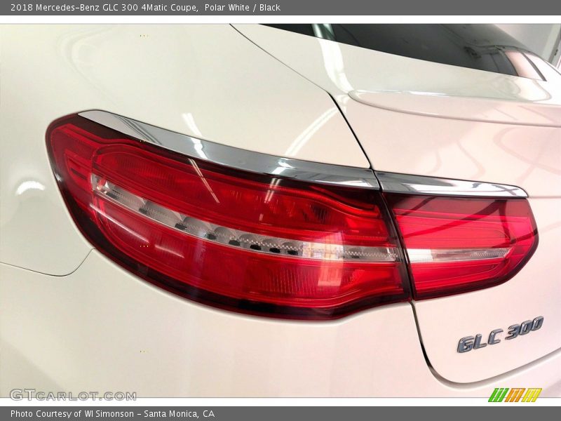 Polar White / Black 2018 Mercedes-Benz GLC 300 4Matic Coupe