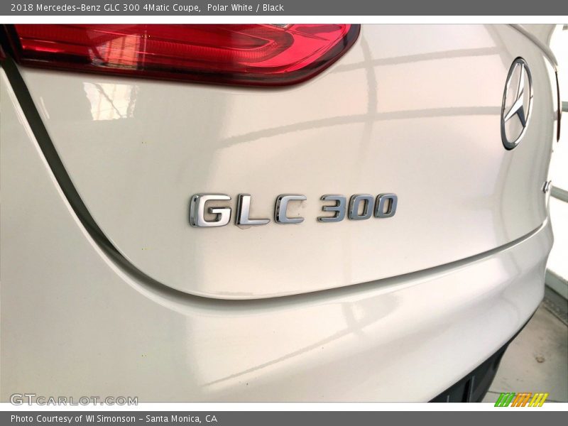 Polar White / Black 2018 Mercedes-Benz GLC 300 4Matic Coupe