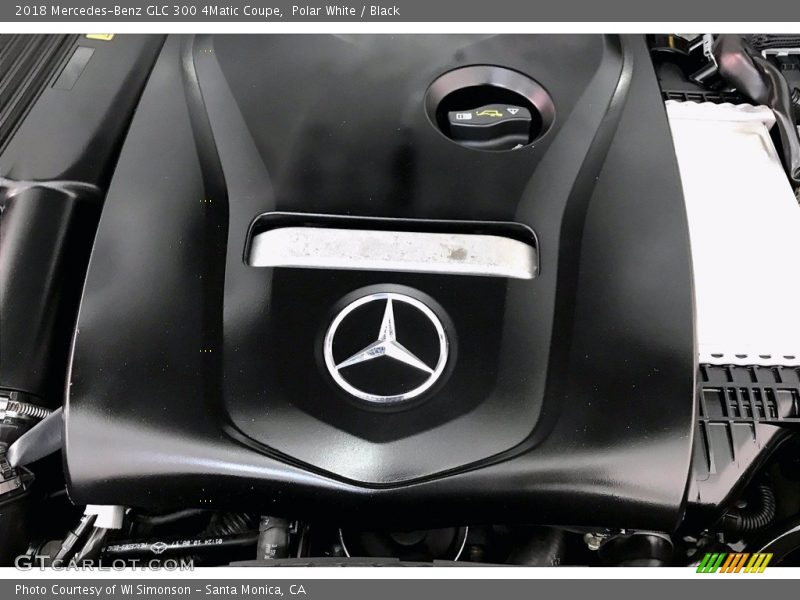 Polar White / Black 2018 Mercedes-Benz GLC 300 4Matic Coupe