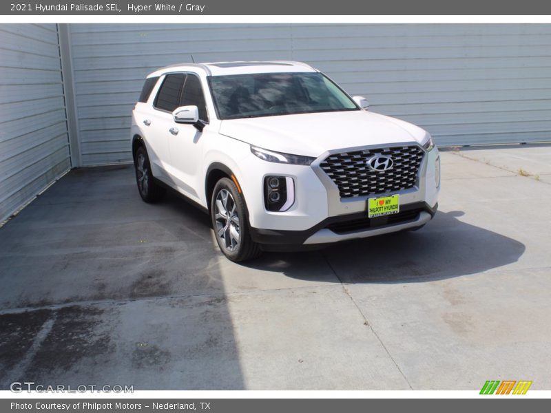 Hyper White / Gray 2021 Hyundai Palisade SEL