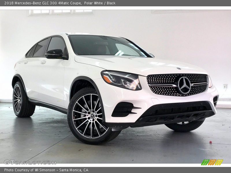 Polar White / Black 2018 Mercedes-Benz GLC 300 4Matic Coupe