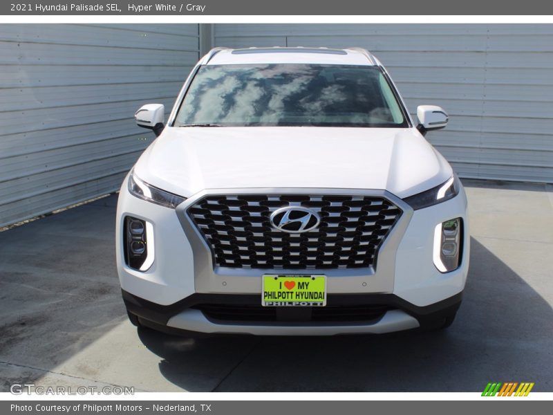 Hyper White / Gray 2021 Hyundai Palisade SEL