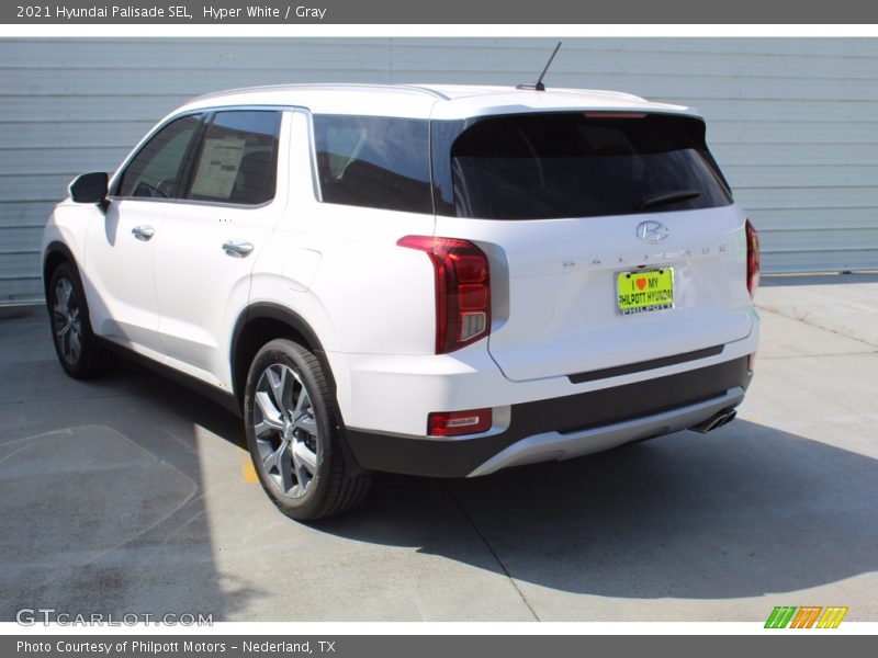 Hyper White / Gray 2021 Hyundai Palisade SEL