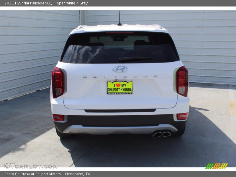 Hyper White / Gray 2021 Hyundai Palisade SEL