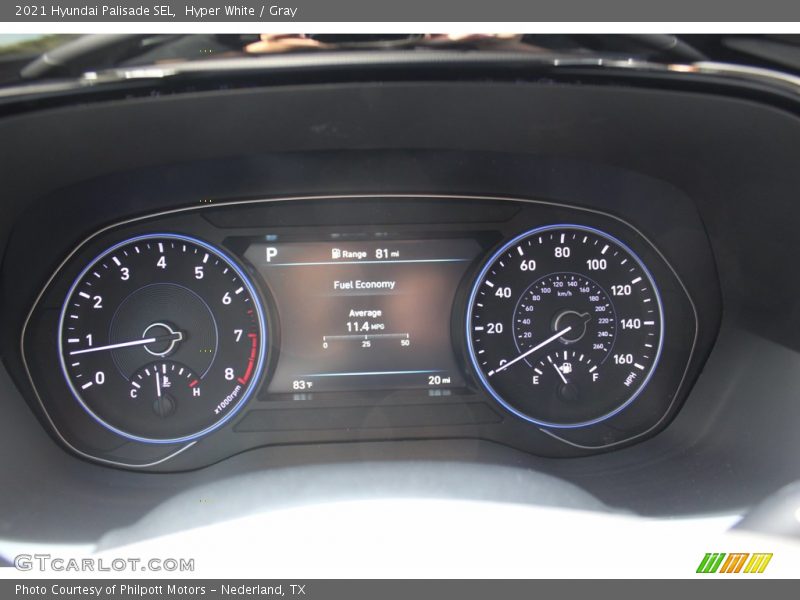 Hyper White / Gray 2021 Hyundai Palisade SEL