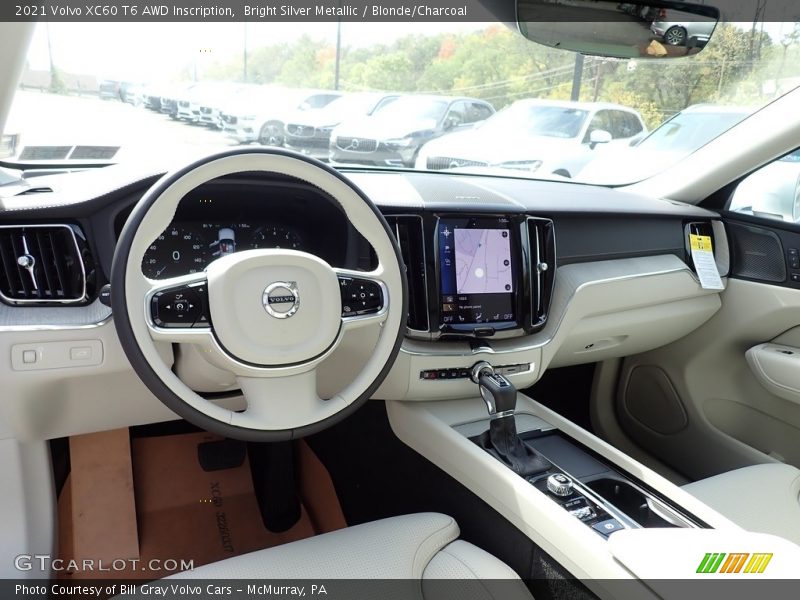 2021 XC60 T6 AWD Inscription Blonde/Charcoal Interior