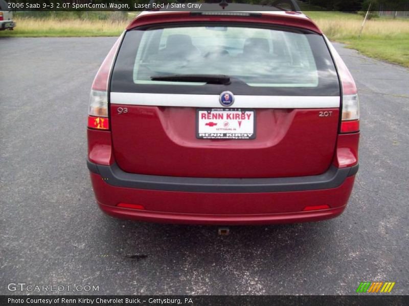 Laser Red / Slate Gray 2006 Saab 9-3 2.0T SportCombi Wagon
