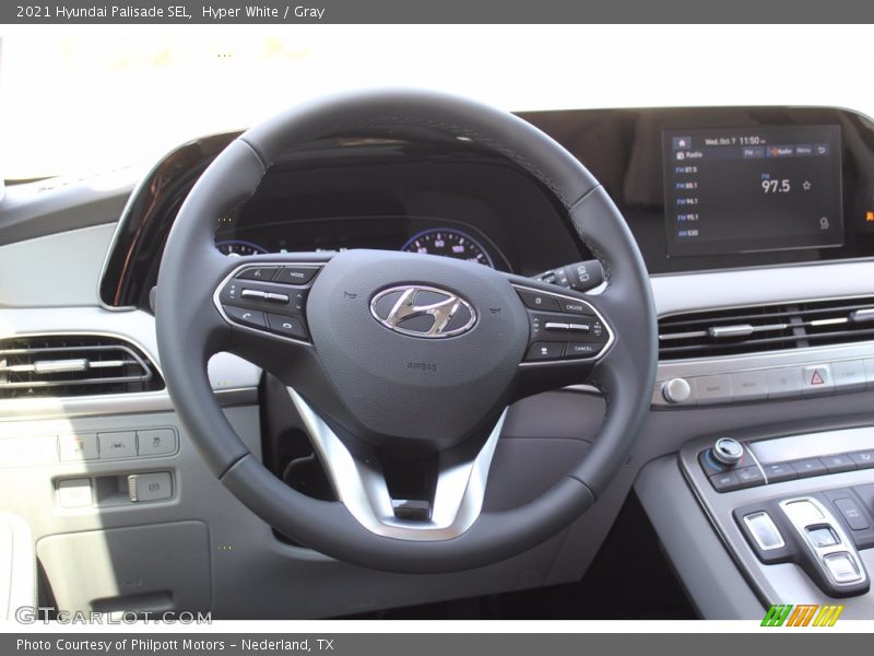 Hyper White / Gray 2021 Hyundai Palisade SEL