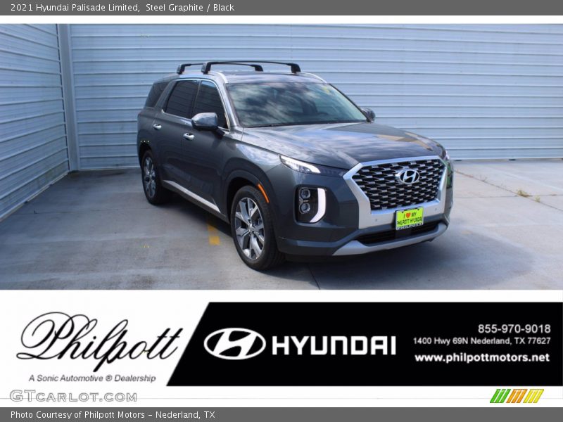 Steel Graphite / Black 2021 Hyundai Palisade Limited