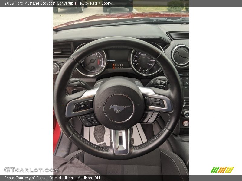 Ruby Red / Ebony 2019 Ford Mustang EcoBoost Convertible