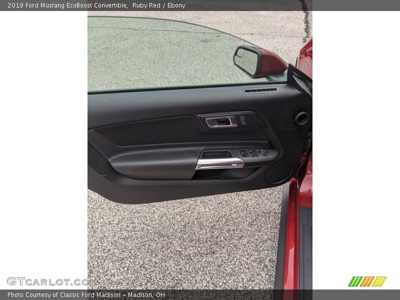 Ruby Red / Ebony 2019 Ford Mustang EcoBoost Convertible