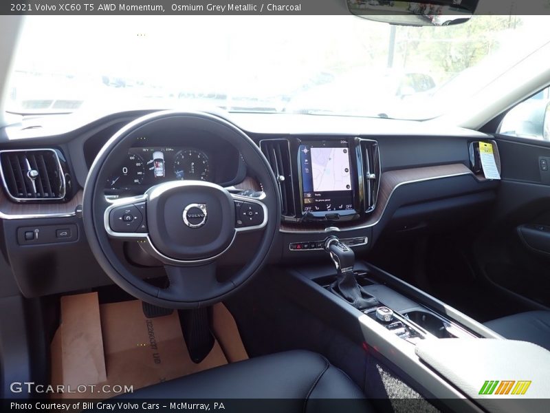 Osmium Grey Metallic / Charcoal 2021 Volvo XC60 T5 AWD Momentum