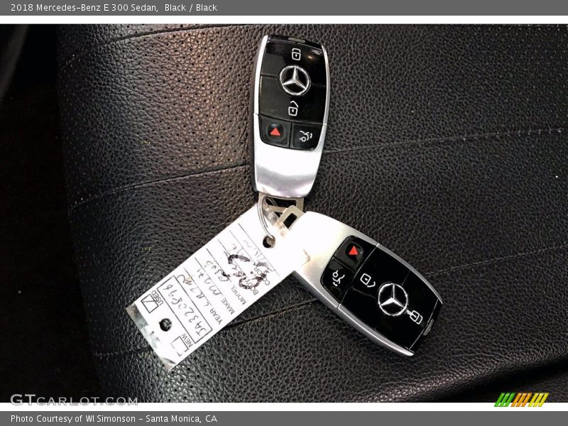 Black / Black 2018 Mercedes-Benz E 300 Sedan