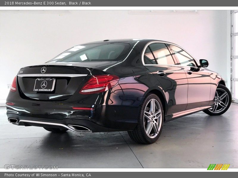 Black / Black 2018 Mercedes-Benz E 300 Sedan