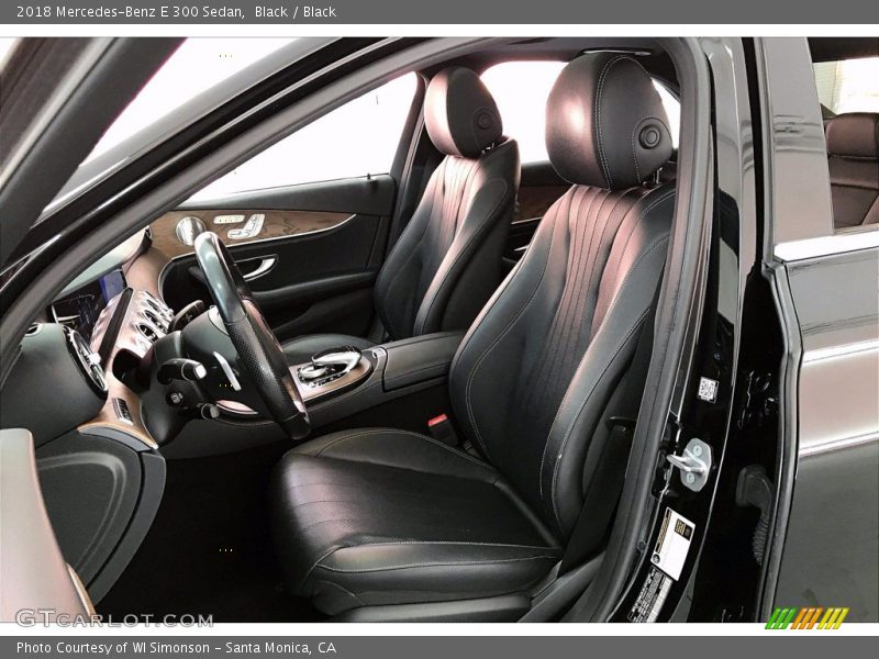 Black / Black 2018 Mercedes-Benz E 300 Sedan